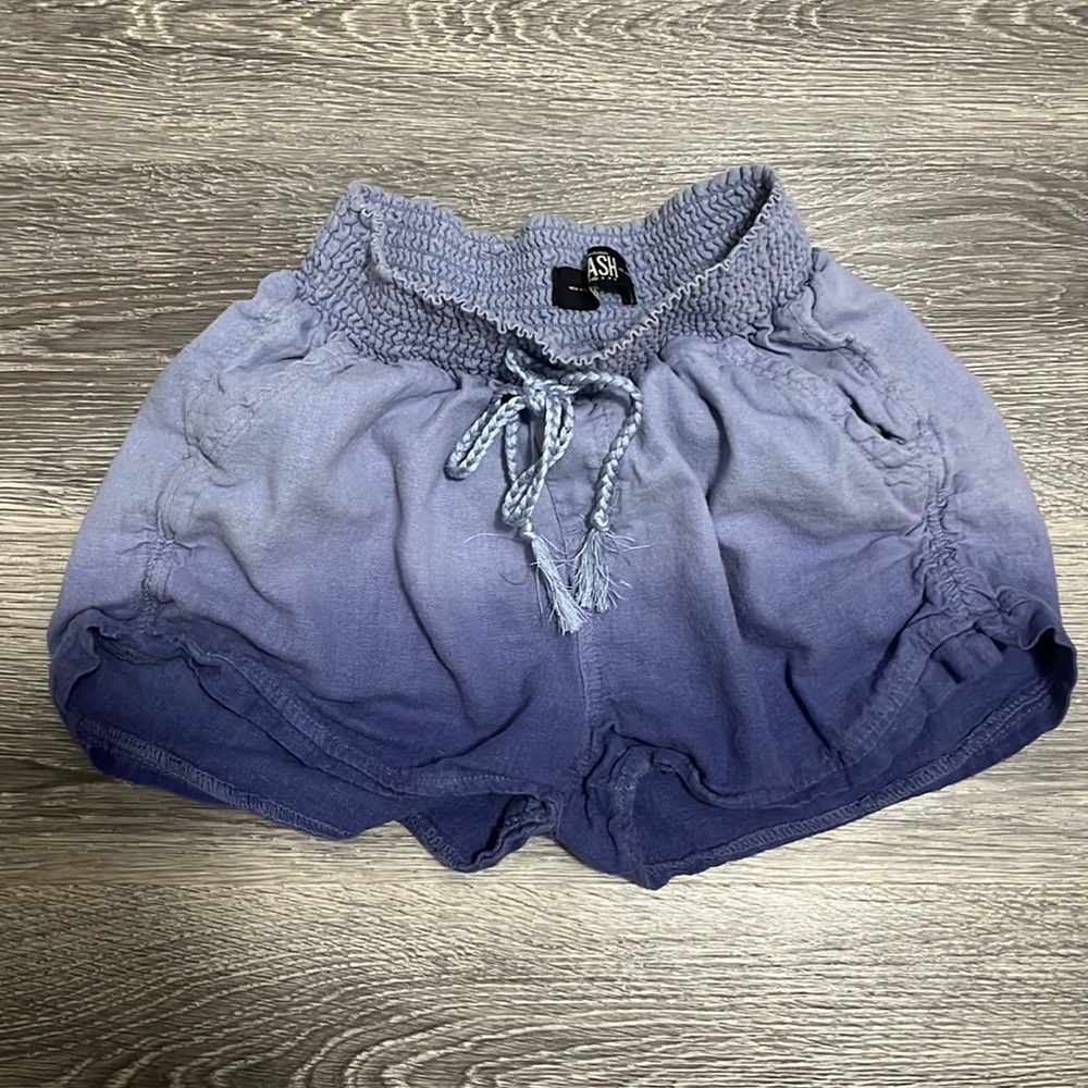 FREE w/Bundle Rewash Ruffle Ombré Fabric Shorts